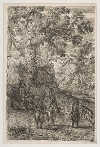 Quatre chèvres section gauche des Chèvres, vers 1630-33