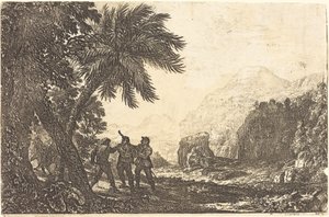Paysage avec brigands
