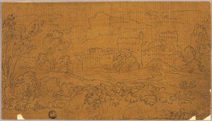 Paysage avec ville fortifiée - Claude Lorrain