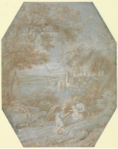 Paysage avec le Repos pendant la fuite en Égypte, 1645 - Claude Lorrain