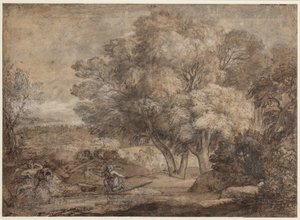 Paysage avec Narcisse et Écho
