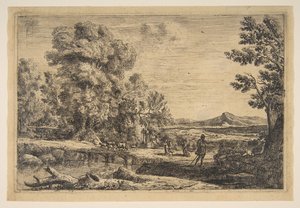 Rebecca et Éliézer, vers 1638-41 - Claude Lorrain