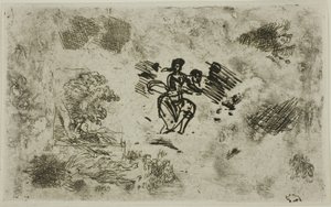 Femme assise et autres croquis