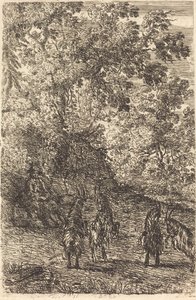 Berger avec quatre chèvres - Claude Lorrain