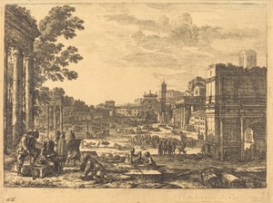 Le Forum Romain (Le Campo Vaccino) - Claude Lorrain