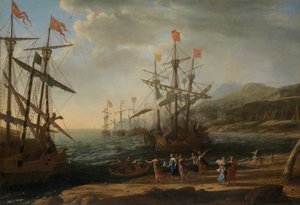 Les femmes troyennes mettant le feu à leur flotte