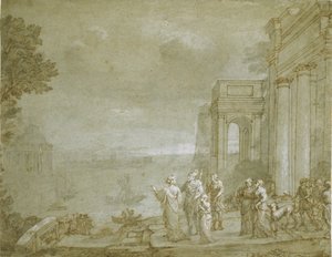 Vue de Carthage avec Didon et Énée, 1676 - Claude Lorrain