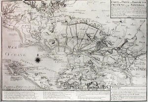 Atlas 131 H f.42 Carte du Bas Poitou, Aunis et Saintonge avec les marais de la baie de l