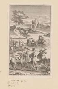 Archombrote sauve le roi Méleandre - Claude Mellan