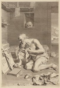 Saint Jérôme pénitent - Claude Mellan