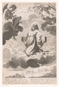 Saint François de Paule en extase - Claude Mellan
