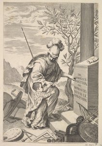 Minerva instruit le Dauphin, 1640