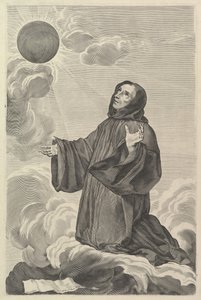 Saint Benoît en extase