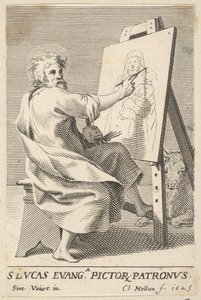 Saint Luc peignant la Vierge, 1625