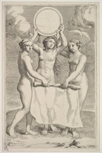 Les Trois Grâces, 1659 - Claude Mellan