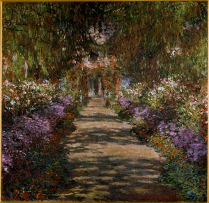 Allée dans le jardin de Giverny
