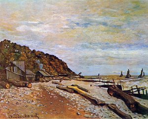 Chantier naval près de Honfleur, 1864
