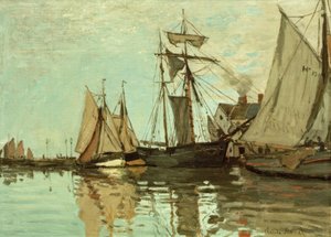 Bateaux dans le port de Honfleur