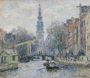 Canal à Amsterdam, 1874