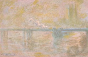 Pont de Charing-Cross à Londres, vers 1902 - Claude Monet