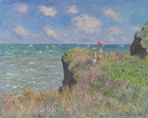 Promenade sur la falaise de Pourville - Claude Monet