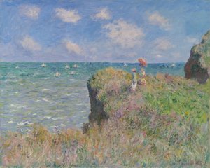 Promenade sur la falaise à Pourville, 1882 - Claude Monet