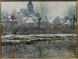 Effet de neige à Vétheuil