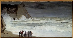 Grosse mer à Étretat - Claude Monet