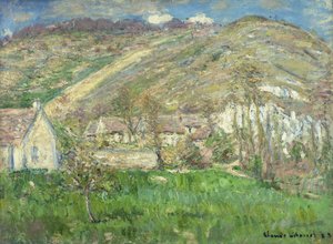 Hameau dans les falaises près de Giverny, 1885