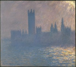 Houses of Parliament, effet de la lumière du soleil