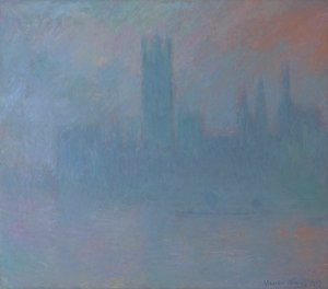 Les Chambres du Parlement dans le brouillard 1903