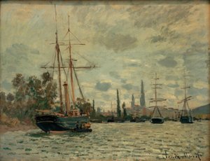 La Seine à Rouen - Claude Monet