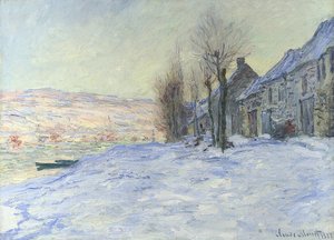 Lavacourt sous la neige. Vers 1878-81 - Claude Monet