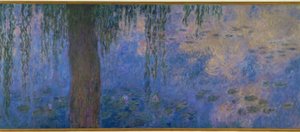 Le Bassin aux nymphéas avec saules, Le Matin aux saules