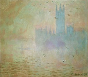 Le Parlement, Les Mouettes - Claude Monet