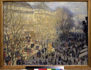 Le boulevard des Capucines - Claude Monet