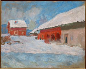Les Maisons rouges à Björnegaard (Norvège)