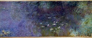 Les nymphéas : matin (détail)