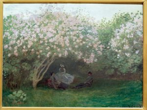 Lilas, temps gris (ou Le repos sous le lilas)