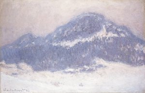 Mont Kolsaas, temps brumeux, 1895