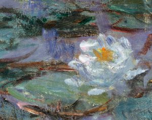 Nymphéas bleus (détail) - Claude Monet