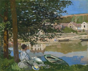 Sur la rive de la Seine, Bennecourt - Claude Monet