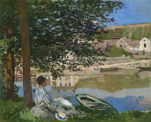 Sur la rive de la Seine, Bennecourt - Claude Monet
