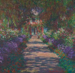 Sentier dans le jardin de Monet à Giverny, 1902