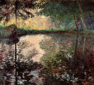 Étang à Montgeron, vers 1876