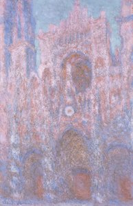 Cathédrale de Rouen : symphonie du soleil couchant en gris et rose, 1892-94 - Claude Monet