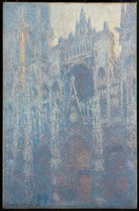 Le portail de la cathédrale de Rouen au lever du soleil - Claude Monet