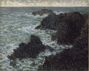 Les rochers à Belle-Ile, La Côte Sauvage, 1886