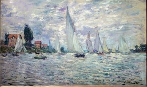 Les bateaux. Régates à Argenteuil - Claude Monet