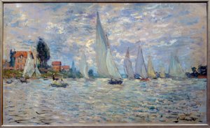 Les bateaux. Régates à Argenteuil - Claude Monet